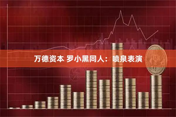 万德资本 罗小黑同人：喷泉表演