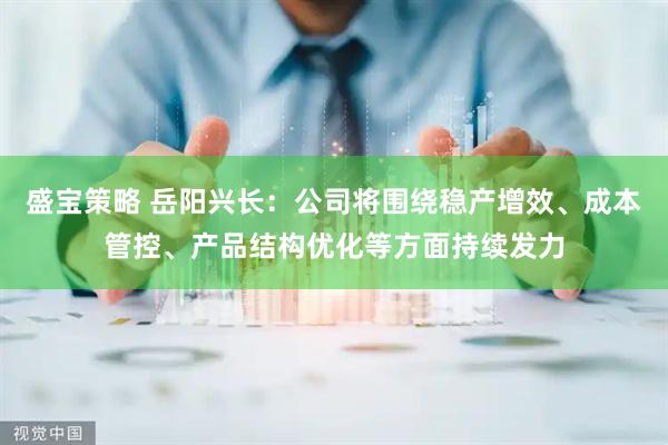 盛宝策略 岳阳兴长：公司将围绕稳产增效、成本管控、产品结构优化等方面持续发力